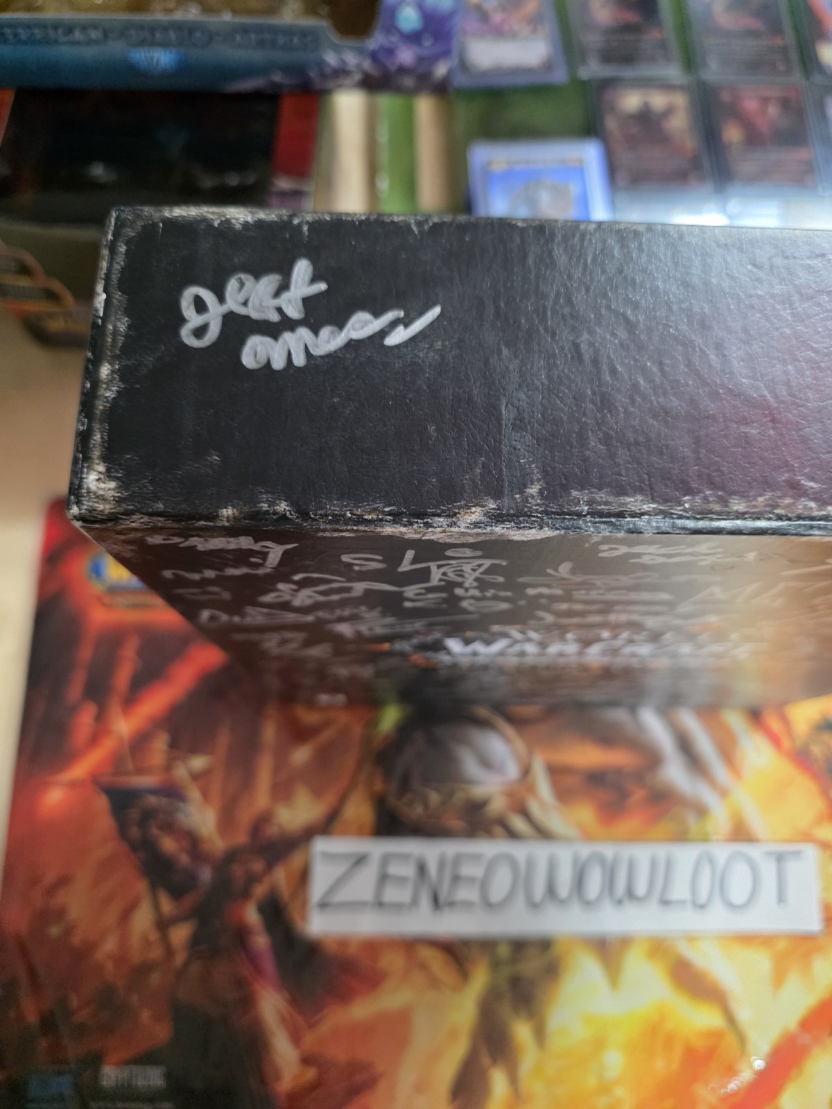 NEW World of Warcraft Cataclysm Collector’s Edition WoW Dev Team Signed