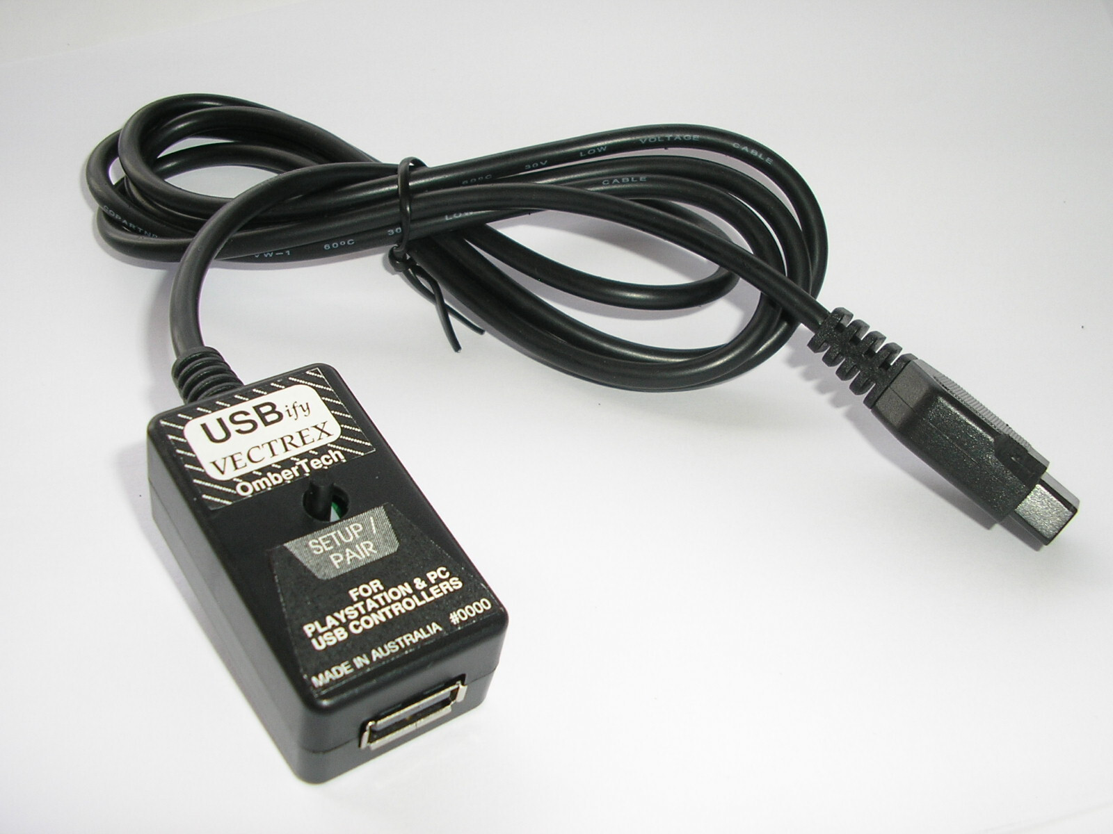 USBify Vectrex – PlayStation / PC USB controller adapter for Vectrex