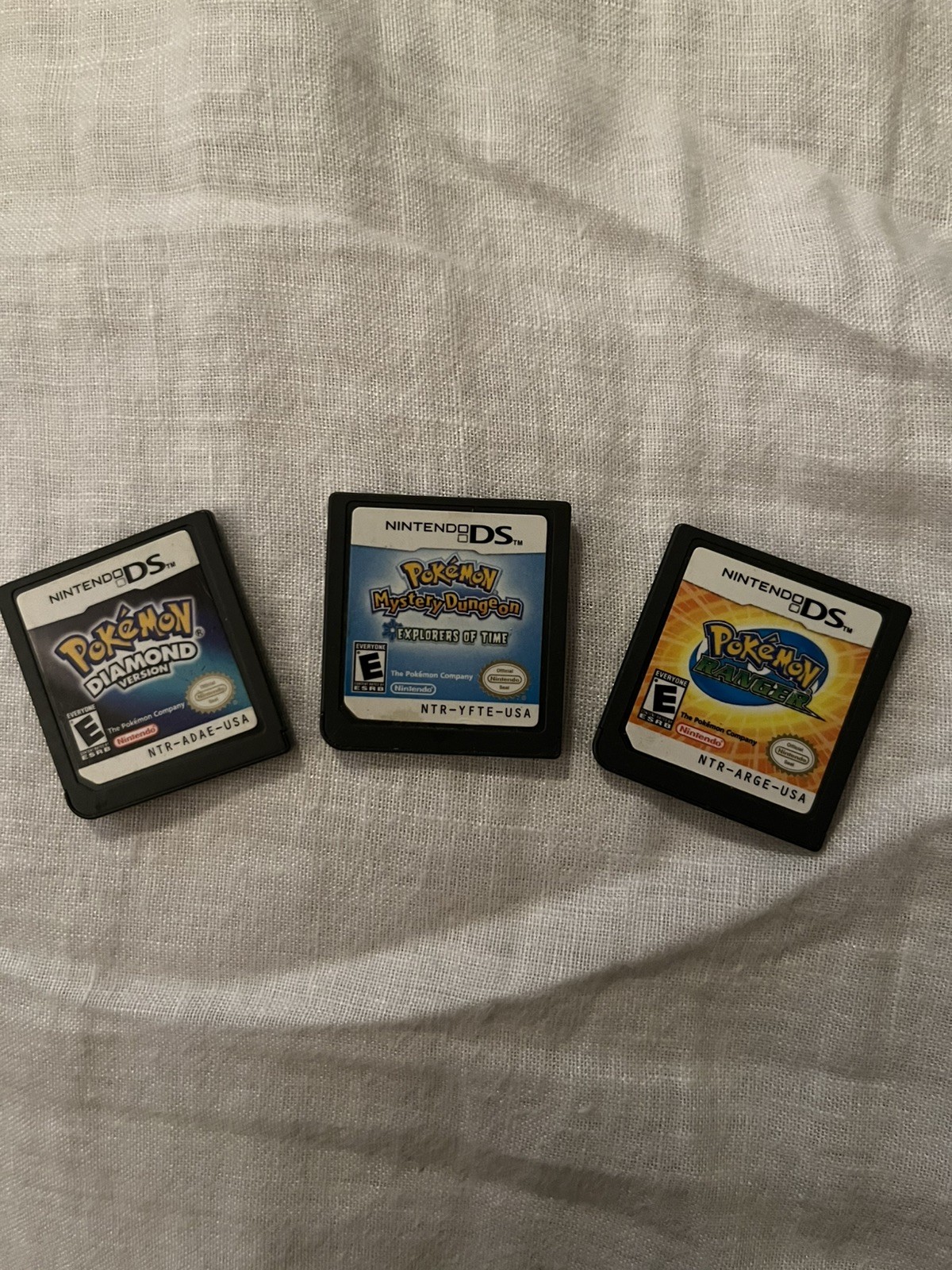 Pokémon Bundle Diamond, Ranger and Mystery Dungeon Nintendo DS cartridges only