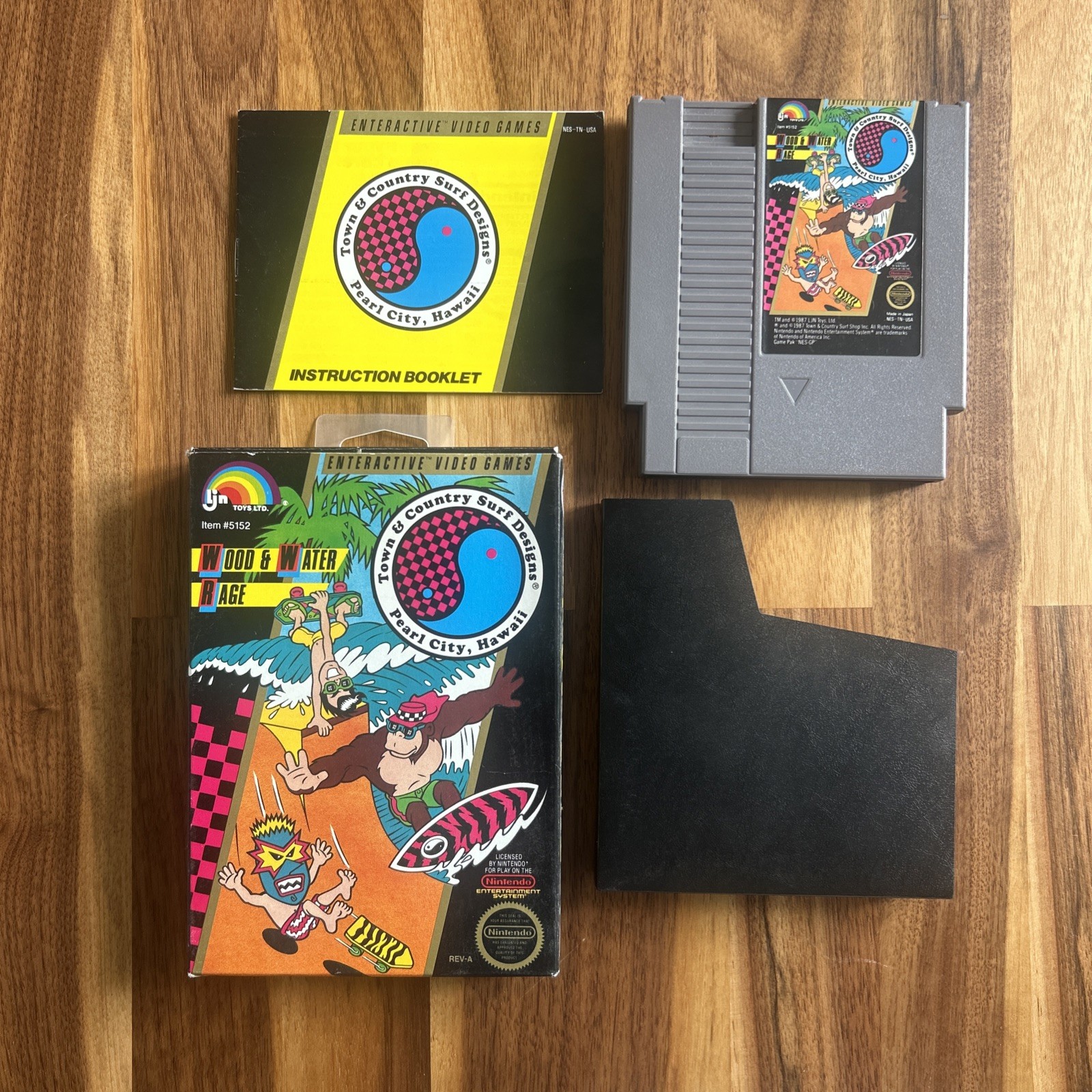 T&C Surf Designs:Wood & Water Rage (Nintendo Entertainment System, 1988) NES CIB