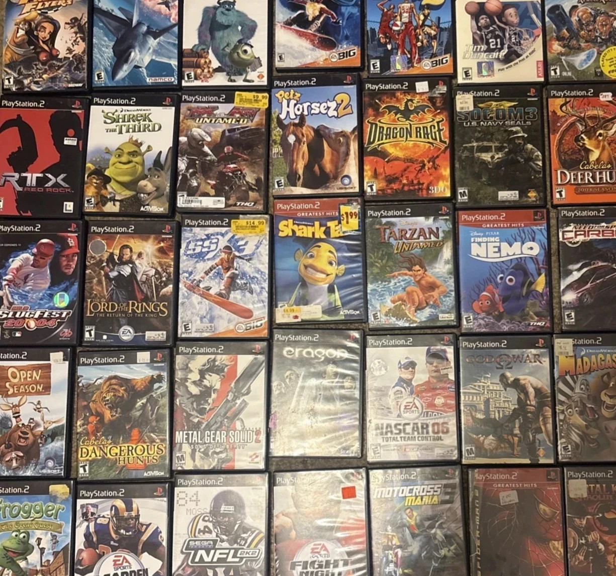 PlayStation 2 (PS2) OEM Authentic Replacement COVERS and Cases Pick Choose J-M