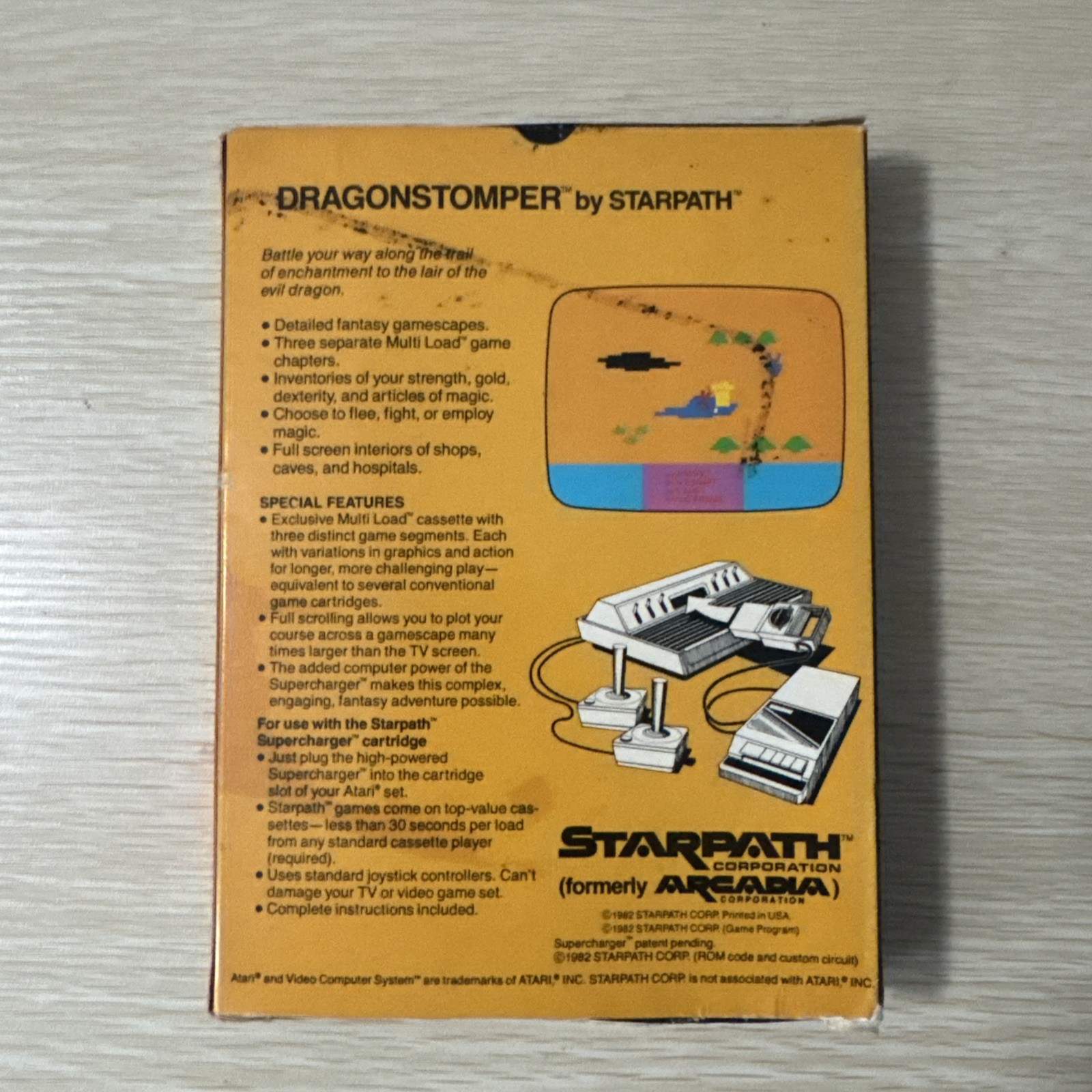 supercharger game lot 1 – 7 arcadia atari Game lot set phaser patrol communist