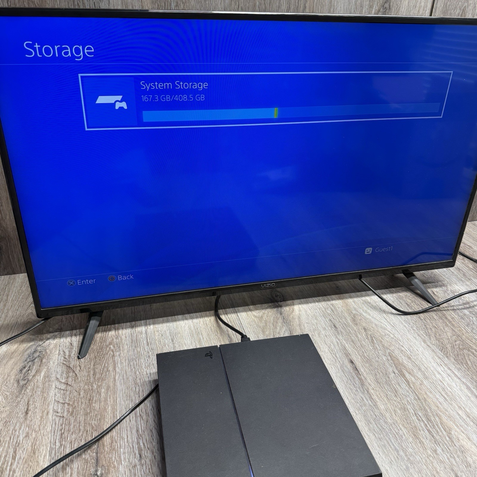 Sony PlayStation 4 PS4 500GB Black Console Bundle 20 Games 2x Controllers HDMI