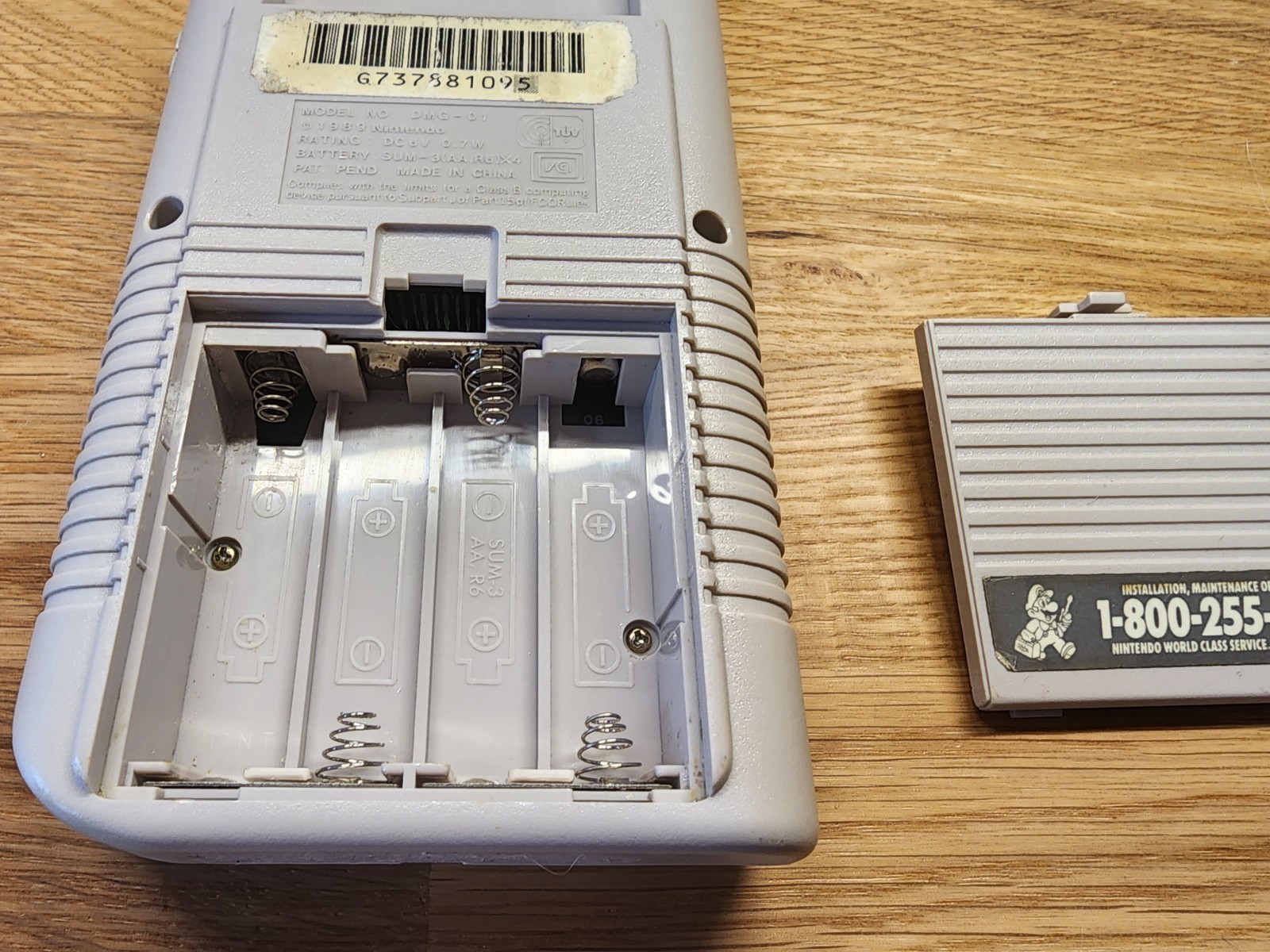 Original Nintendo Game Boy DMG Handheld Authentic *RESTORED + Glass Screen Lens!
