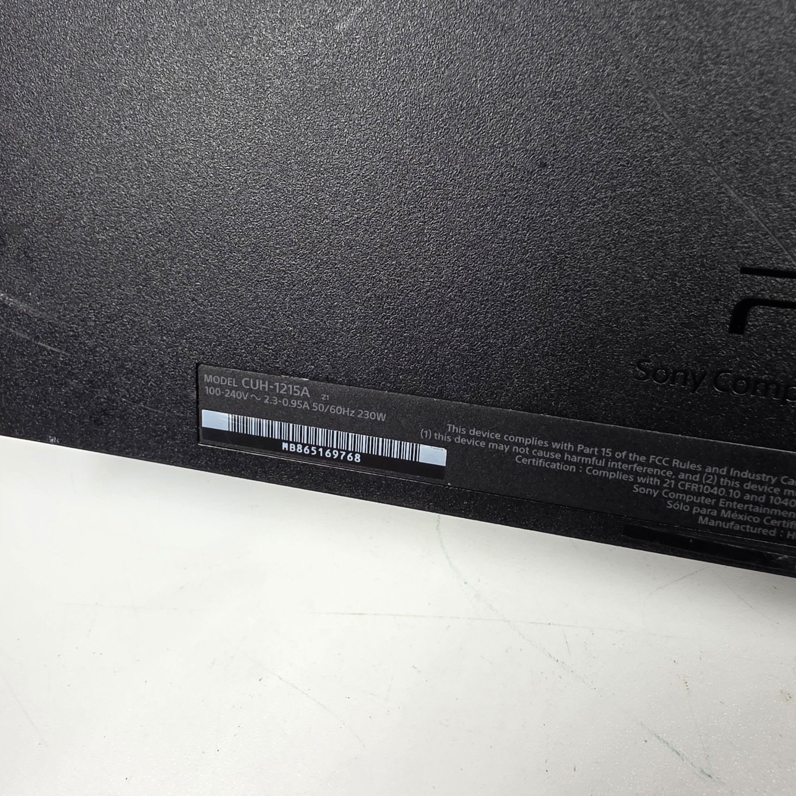 SONY PS4 CONSOLE MODEL CUH-1215A w Controller & Cables – Low Software 12.0 500gb