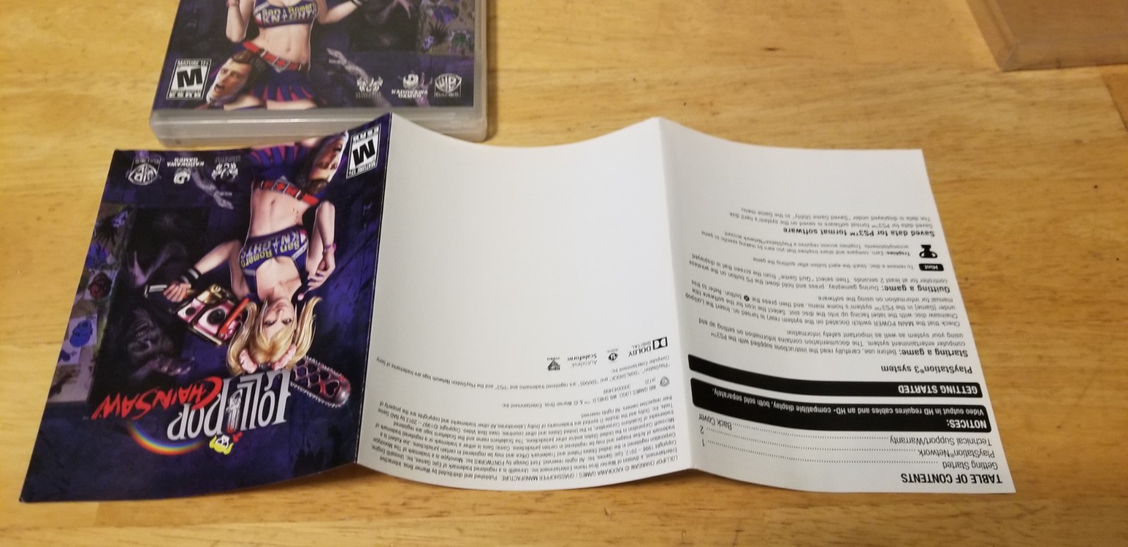 Lollipop Chainsaw (Sony PlayStation 3, 2012) PS3 Complete CIB w protector