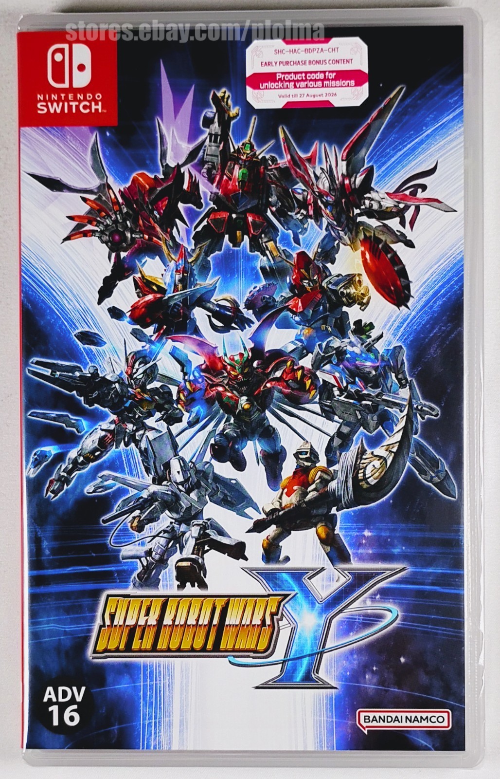 SUPER ROBOT WARS Y Brand New NINTENDO SWITCH Game ASIAN release, Ships from USA