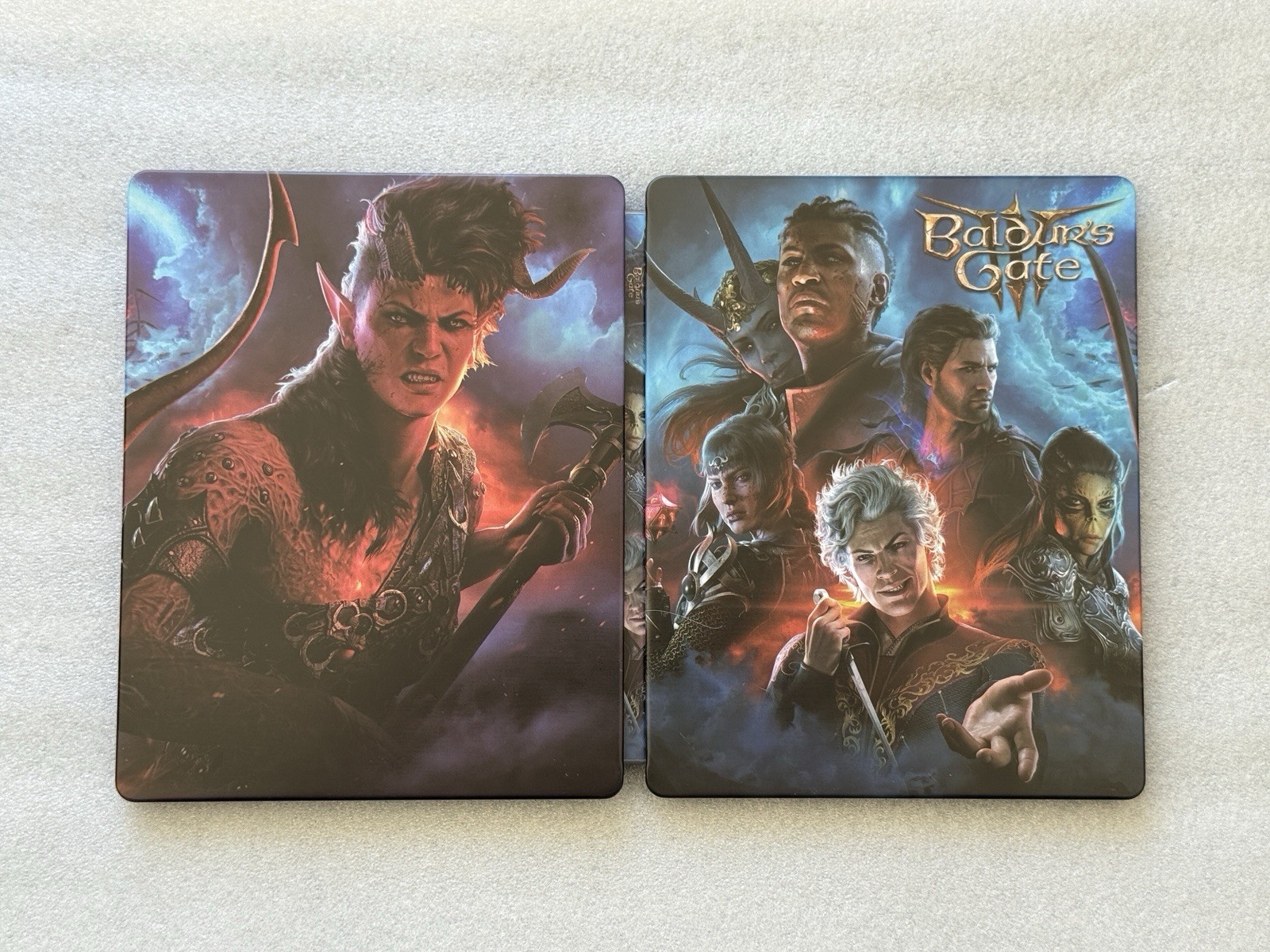Baldur’s Gate III Custom made Steelbook/SteelUp Case PS4/PS5/Xbox (No Game) New