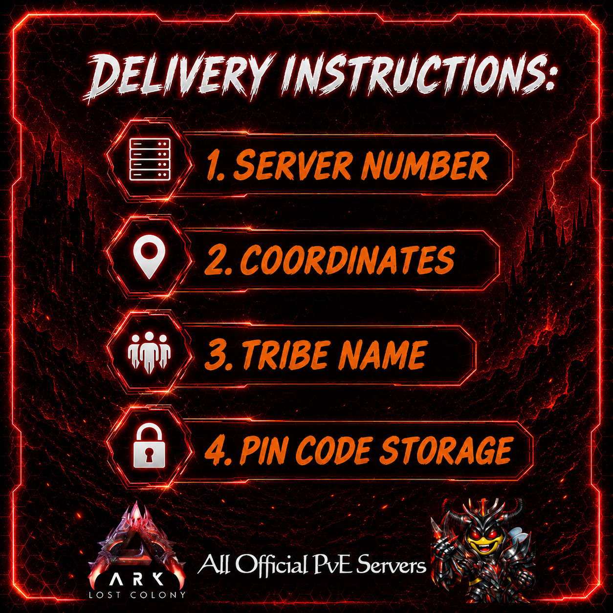ARK-Survival-Ascended-PvE-Cursed-Max-Stats-Weapons-Tools-Gear-Tek-Packs-BusyBee