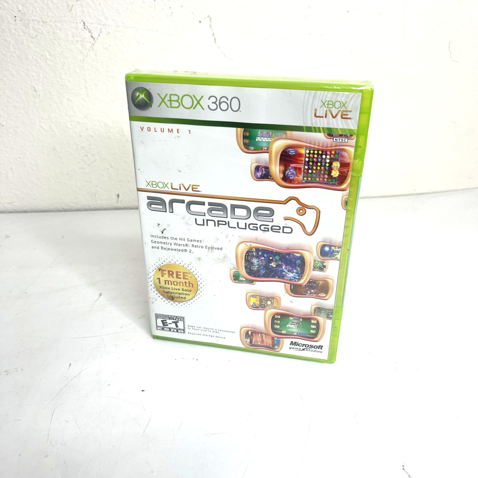 Xbox Live Arcade Unplugged Vol. 1 (Microsoft Xbox 360, 2006) Sealed New.