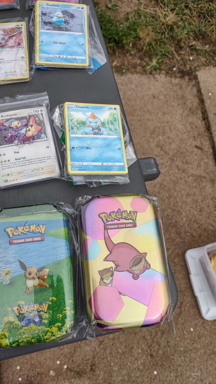 Pokemon collection – game, tins, fan made, Japanese decks, 540 cards