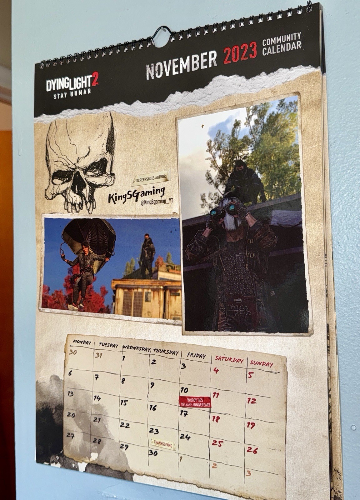RARE Dying Light 2 Official 2023 Community Calendar Techland Press Kit