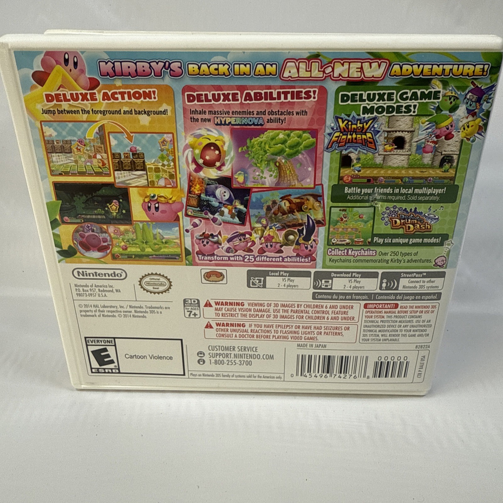 Kirby Triple Deluxe Nintendo 3DS 2014 Made in Japan FAST USA SHIPPING!