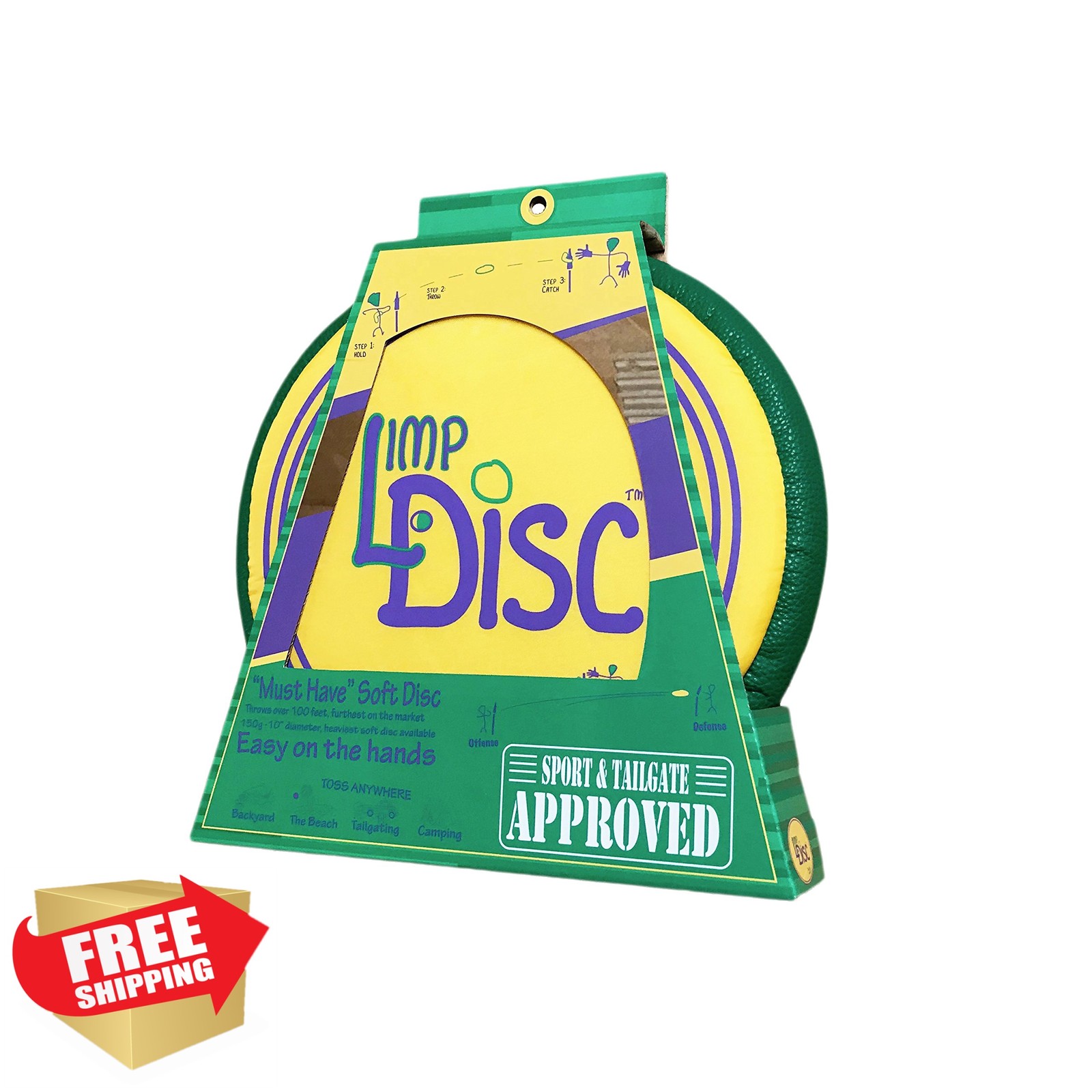 Bash Brands Bottle Bash Disc Green Yellow