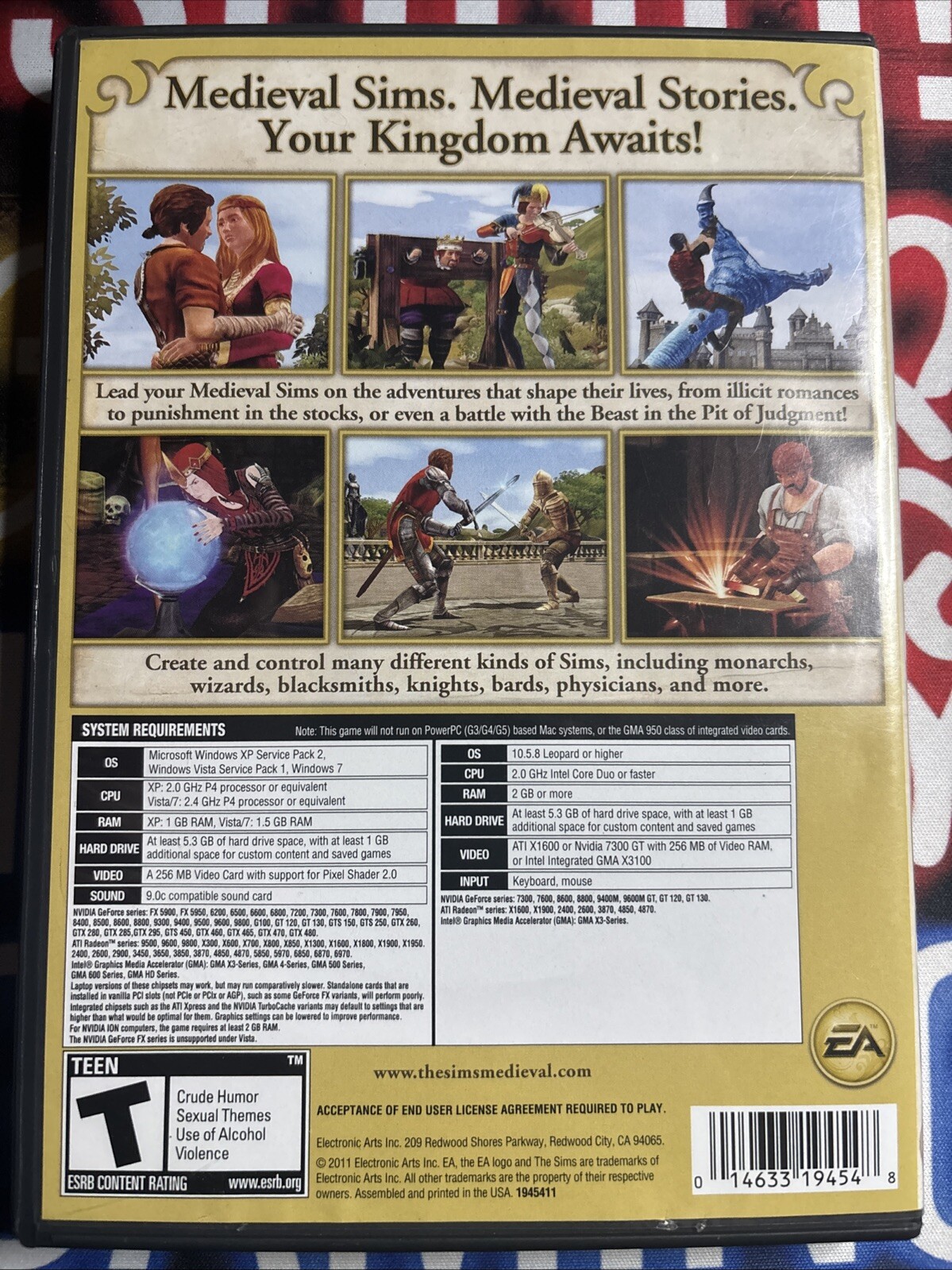 The Sims Medieval Limited Edition PC Game Complete 2011