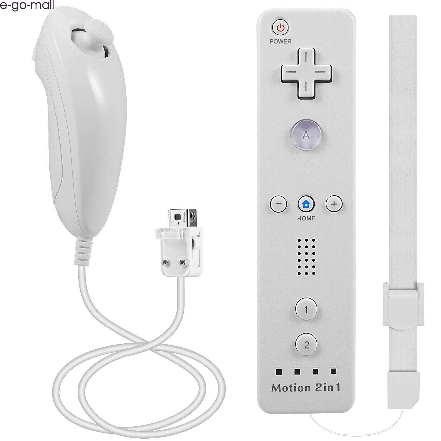 Motion Plus Wii Remote Controller & Nunchuck for Nintendo Wii & Wii U Console