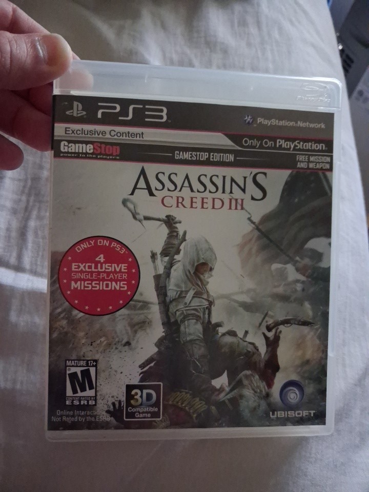 Assassin’s Creed III (Sony PlayStation 3, 2012) No Manual