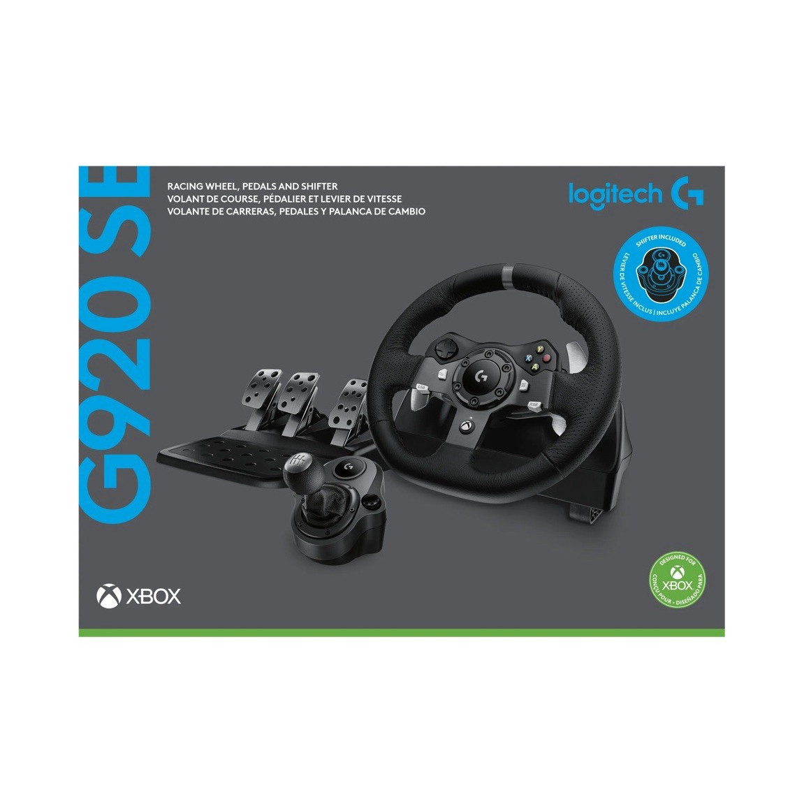 Logitech G G920 Driving Force Racing Wheel & Pedals w/ Shifter Xbox One PC