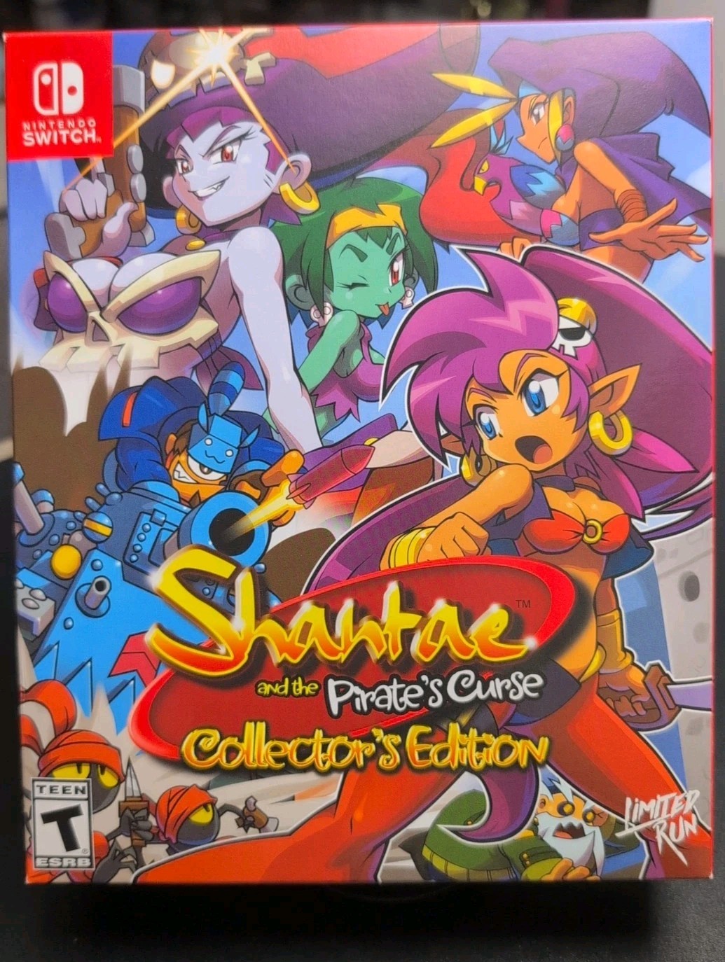 Shantae and the Pirate’s Curse Collector’s Edition Nintendo Switch Complete Box