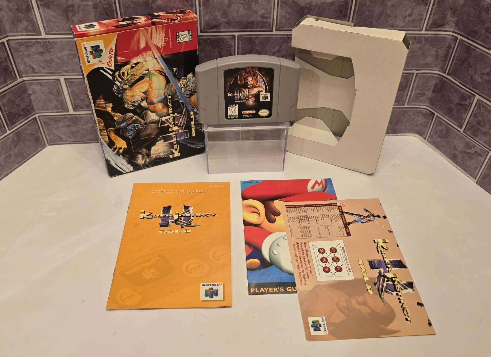 Nintendo N64 Killer Instinct Gold CIB *Tested & Works*