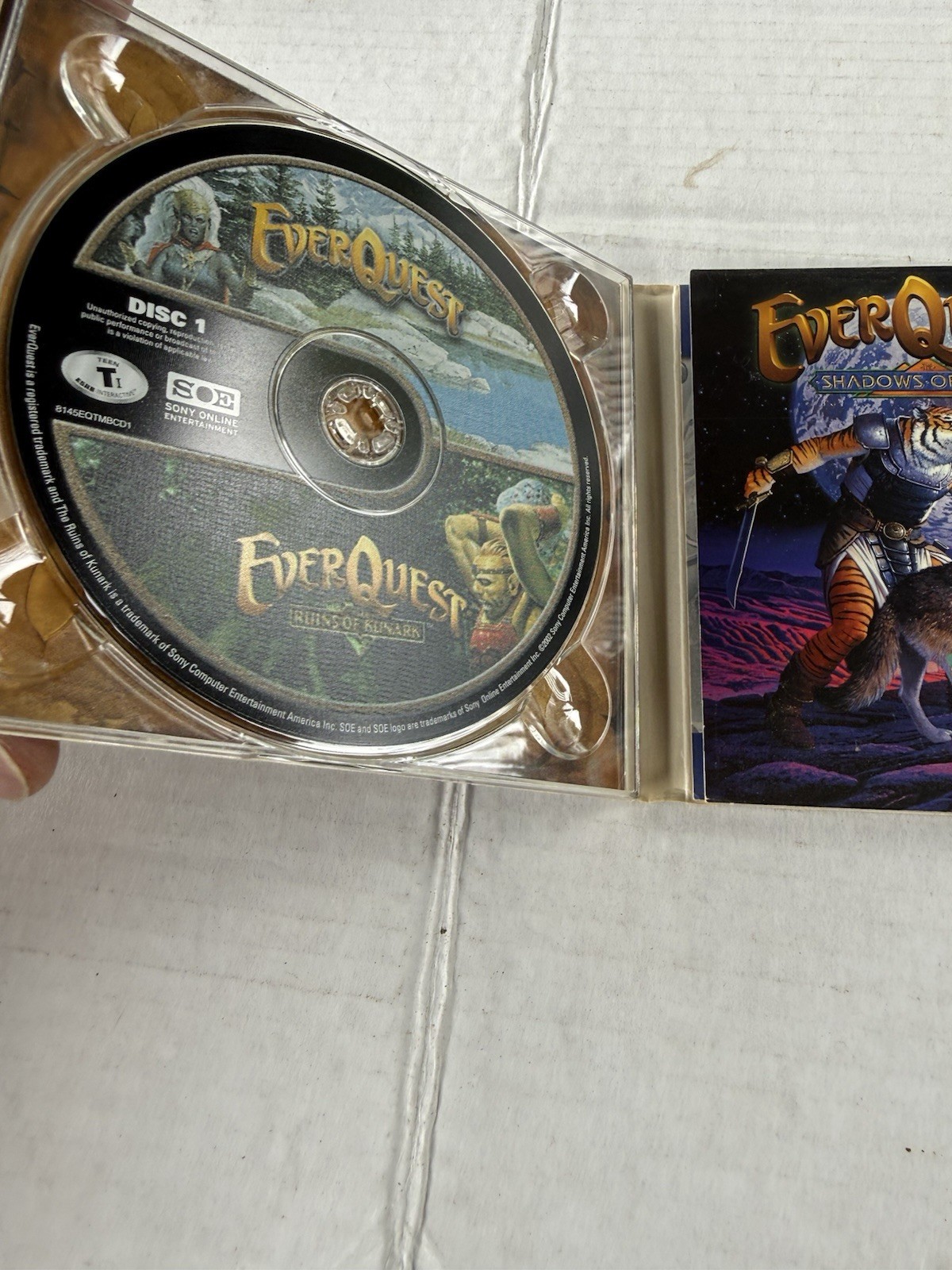 EverQuest Trilogy PC Game Set Windows 95 98 00 CD ROM