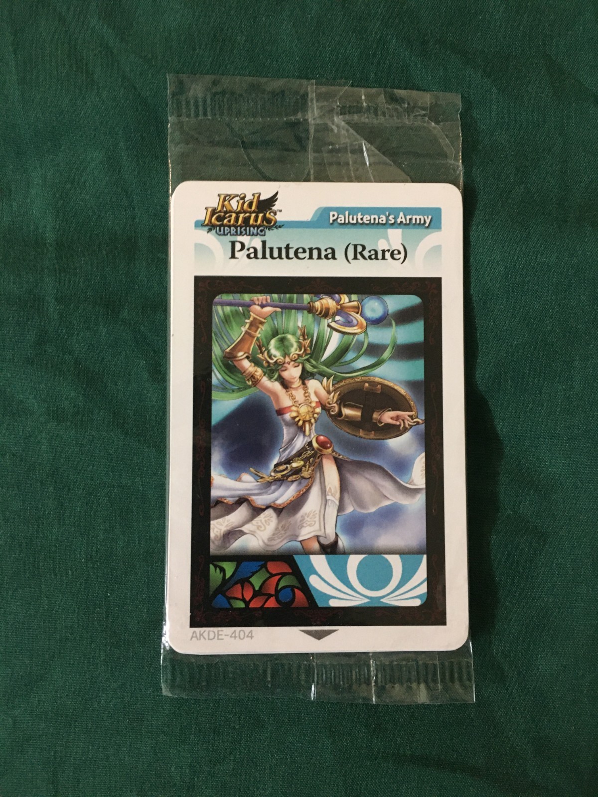Kid Icarus Uprising 3DS AR Idol Cards Club Nintendo Promo Palutena Rare