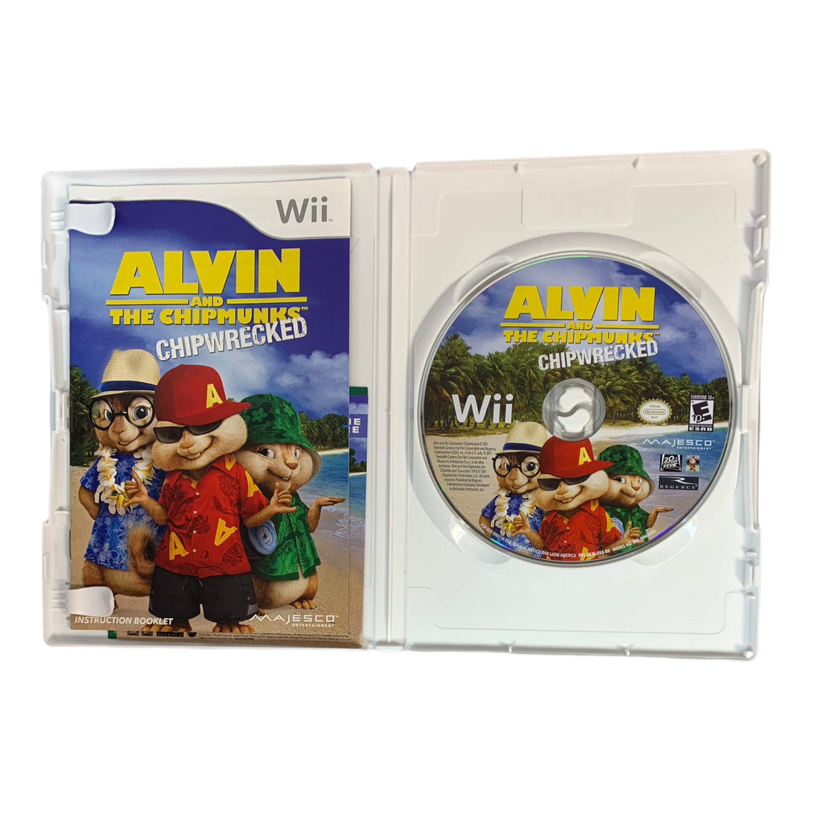 Alvin and the Chipmunks: Chipwrecked Nintendo Wii 2011 Complete with Manual