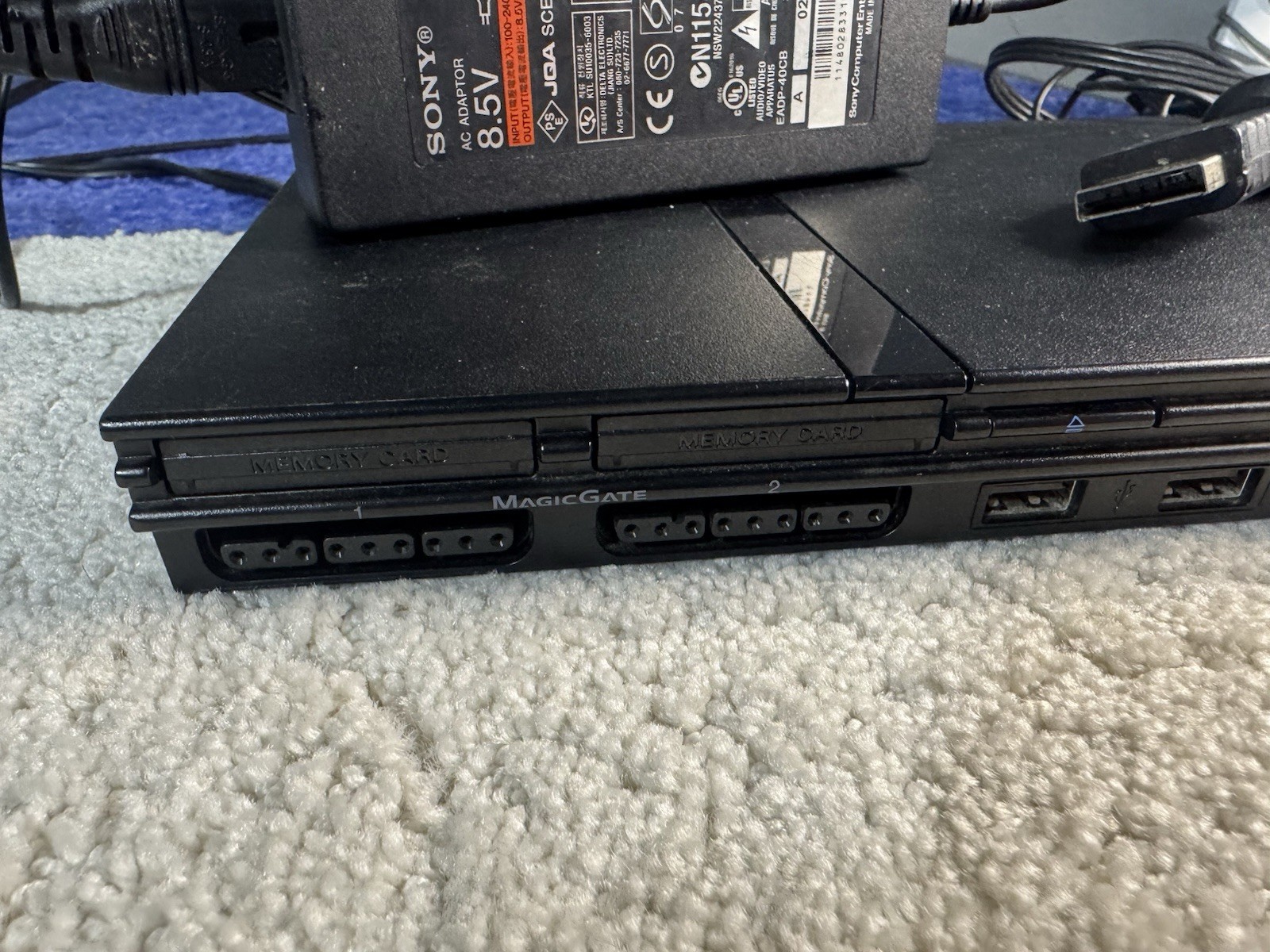 Sony PlayStation 2 Slim Black Console Gaming System SCPH-70001