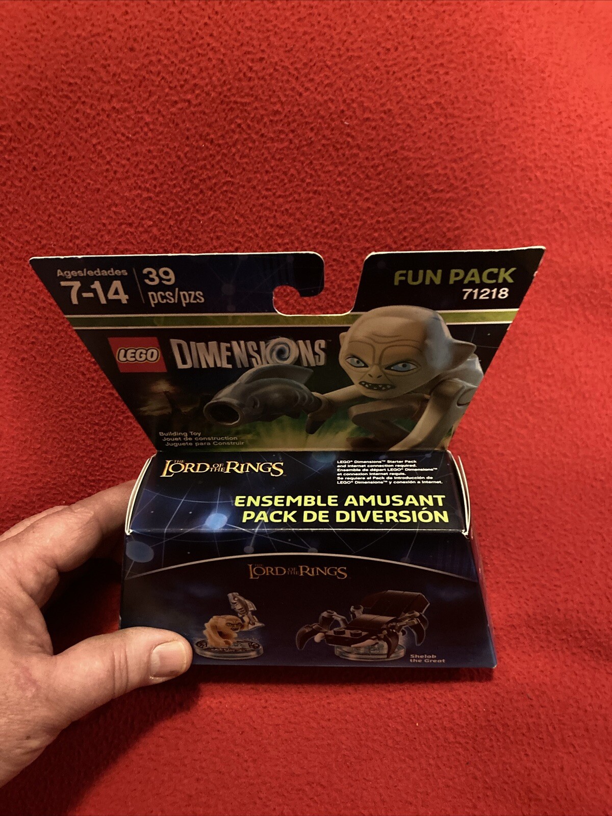 LEGO Dimensions Lord of the Rings Gollum Shelob Fun Pack 71218 – Sealed – New