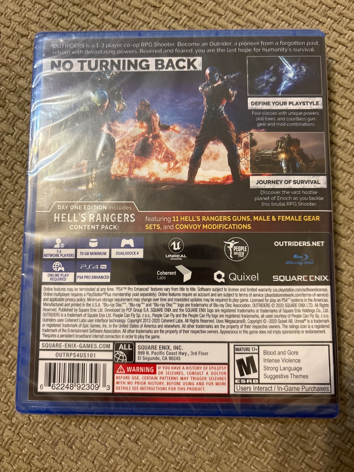 Outriders Day One Edition ( Sony PlayStation 4 PS4, PS5 Upgrade Available)
