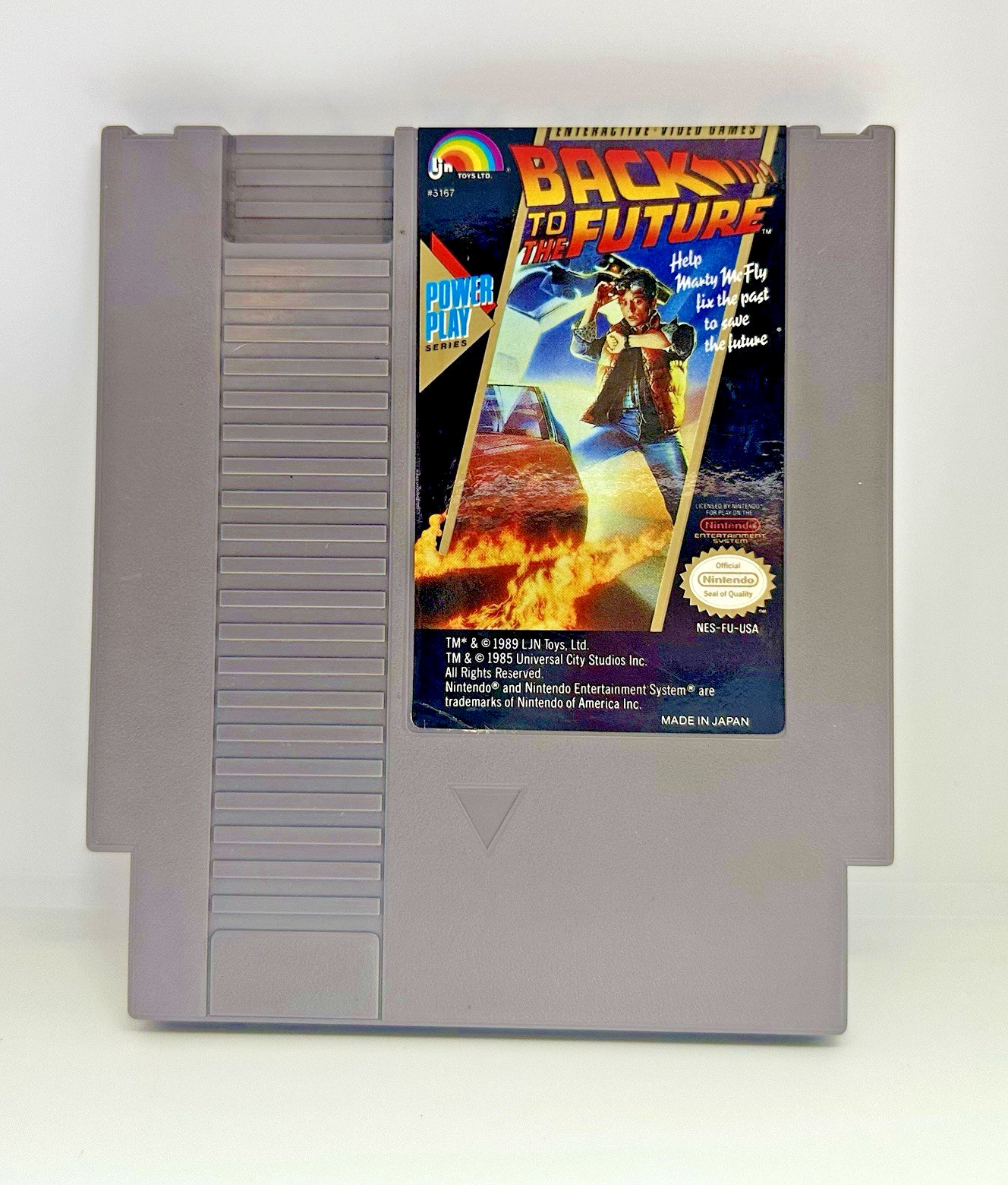 Back To The Future NINTENDO NES Working Game Cartridge, VGC Power Play