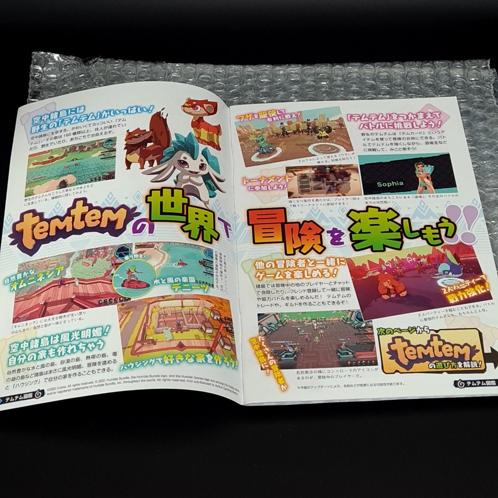 TemTem +Book Switch Japan Physical Factorysealed Game In EN-FR-DE-ES-CH-KR NEW