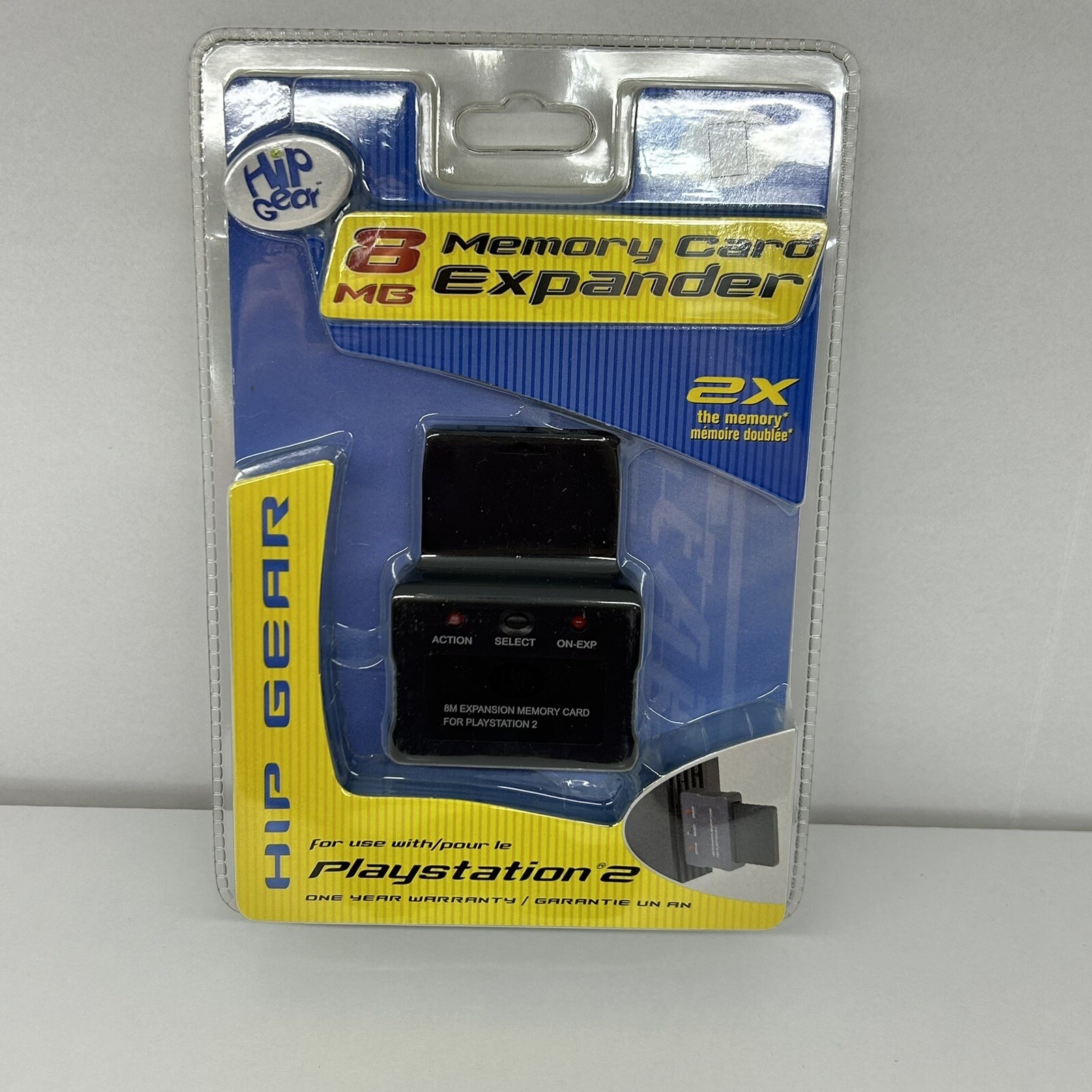 NEW (hip Gear) 8MB Memory Card Expander Expansion pack for Playstation 2