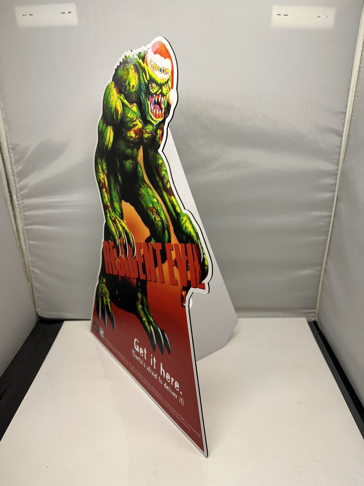 Resident Evil PS1 Hunter Christmas Standee