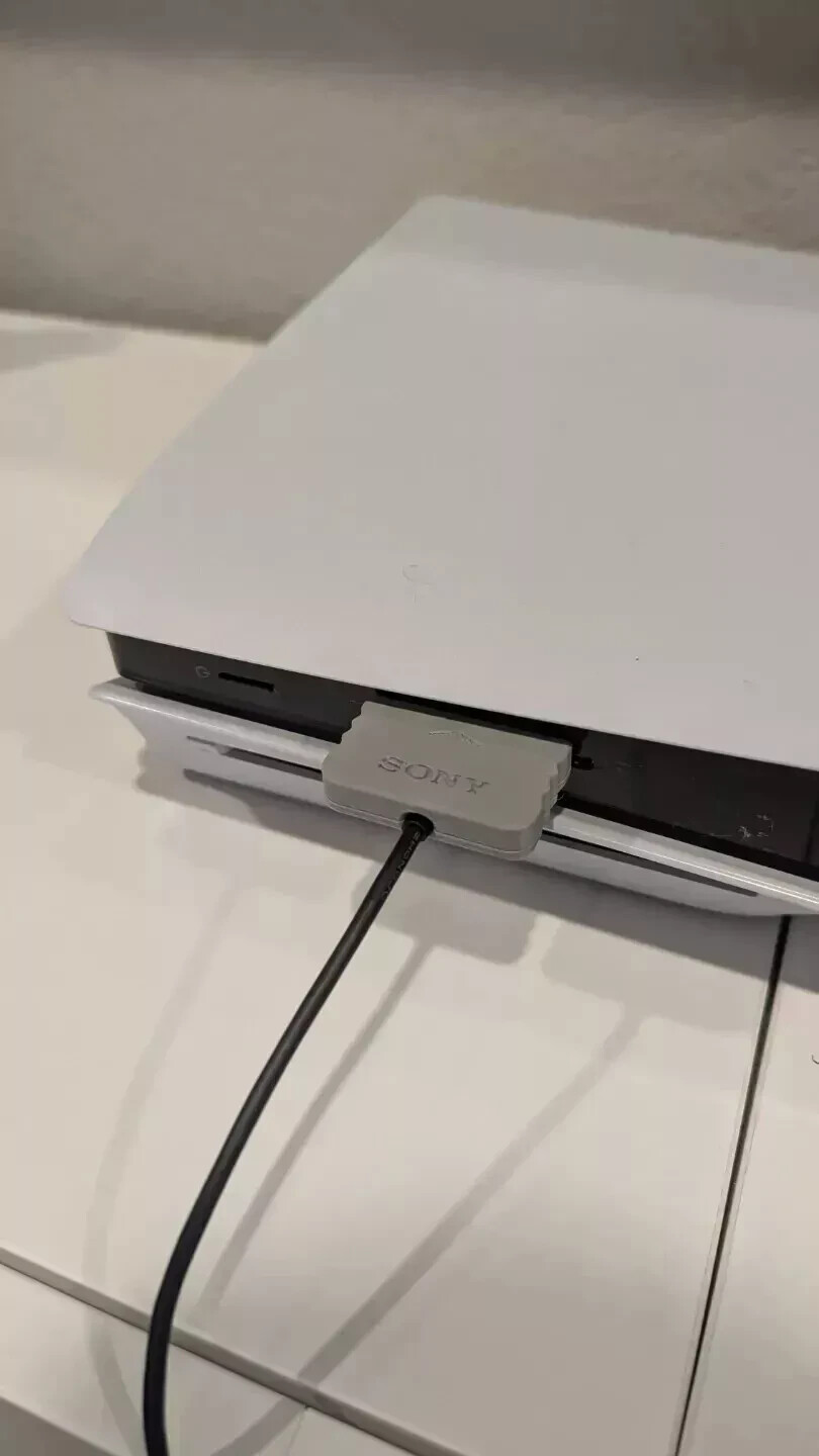 PS5 USB-C Cable Adapter – Retro PS1 Controller Look (30th Anniversary Inspired)