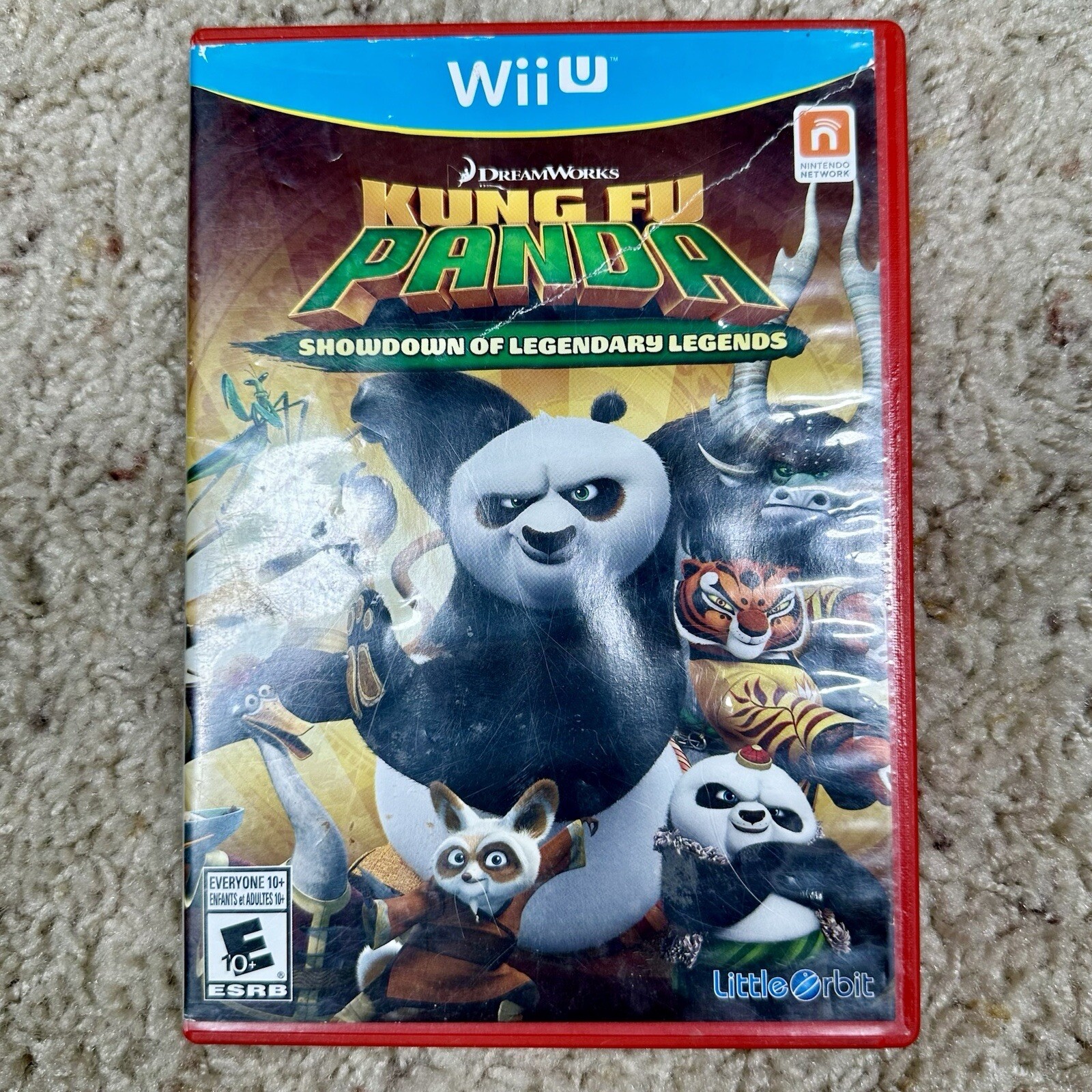 Kung Fu Panda Showdown Of The Legendary Legends Wii U PREOWNED COMPLETE CIB