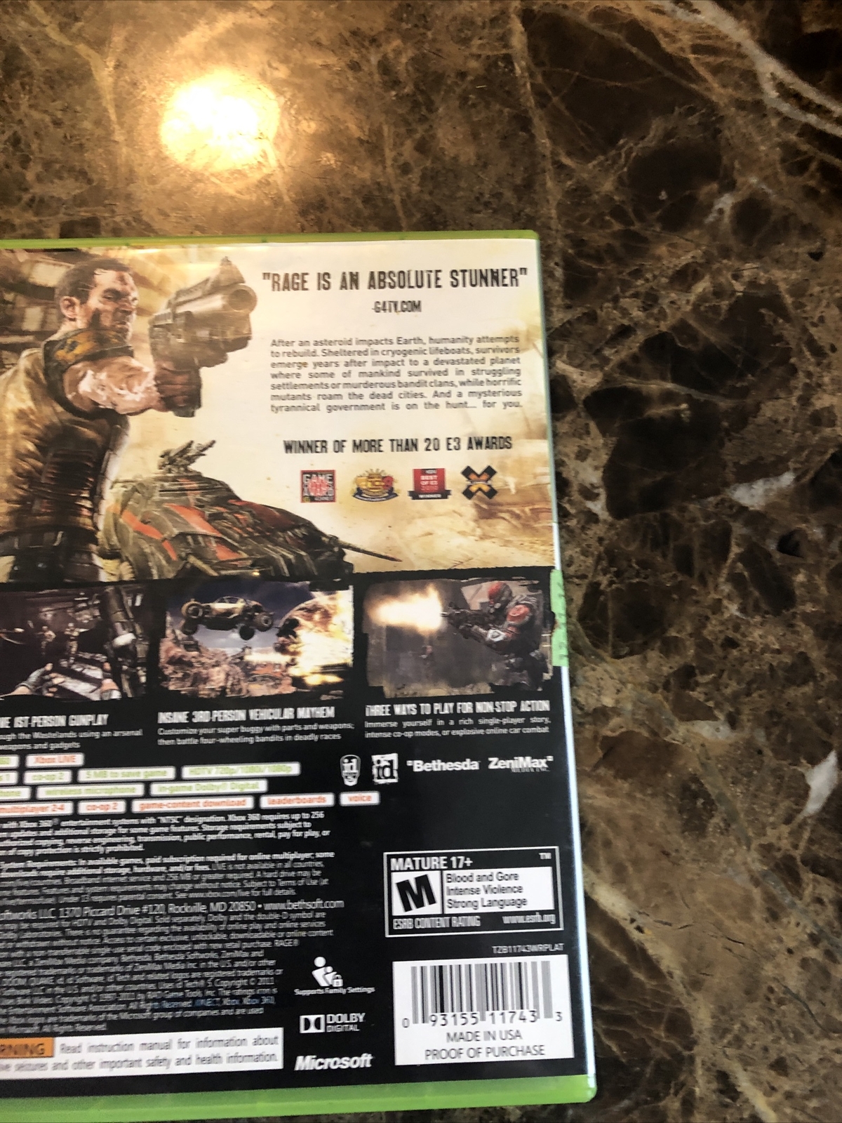 Rage (Microsoft Xbox 360, 2011)