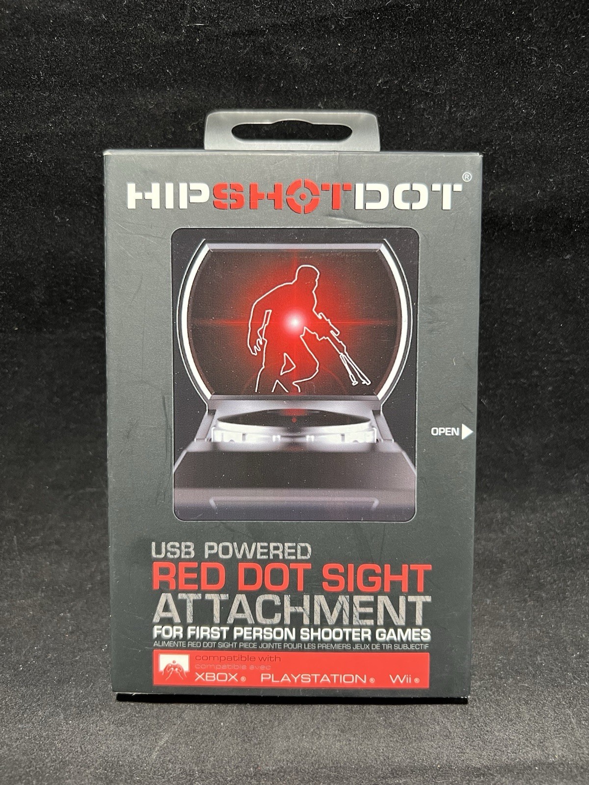 HipShotDot Red LED Dot Sight Aim Assist Attachment for FPS Games – Console & PC