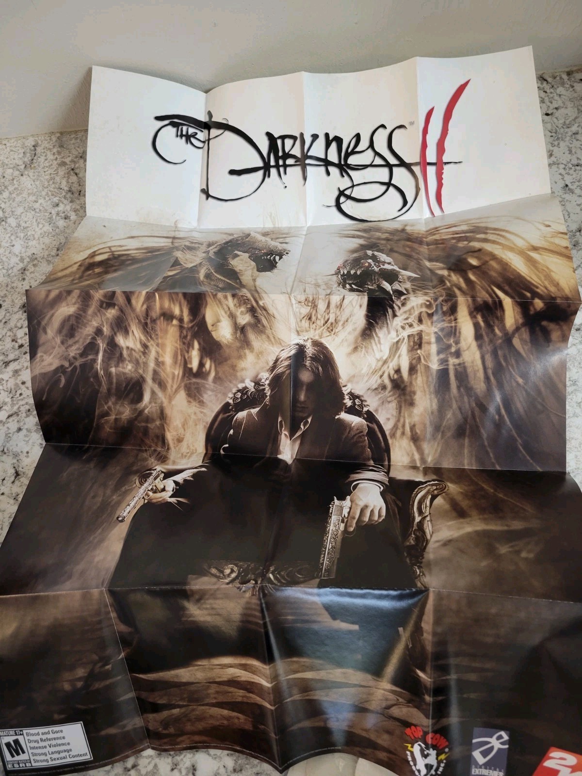 The Darkness II 2 – Limited Edition (Sony PlayStation 3, 2012) CIB Ps3 POSTER