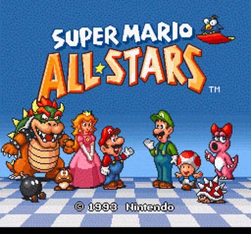 SUPER MARIO ALL-STARS – Authentic Original Super Nintendo Game