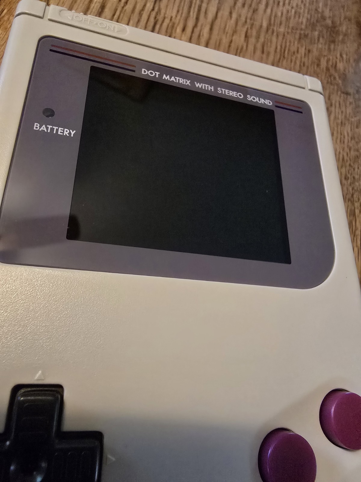 Nintendo Classic Game Boy DMG Grey with Upgraded Backlit IPS LCD Screen No Game