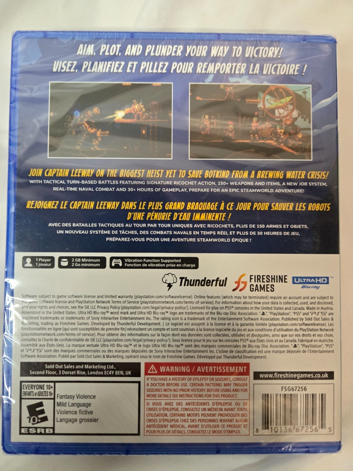 Brand New Sealed SteamWorld Heist II – PS5
