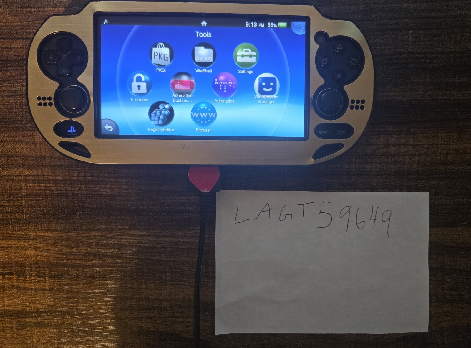 Sony PlayStation Vita PCH-1001 OLED with Homebrew