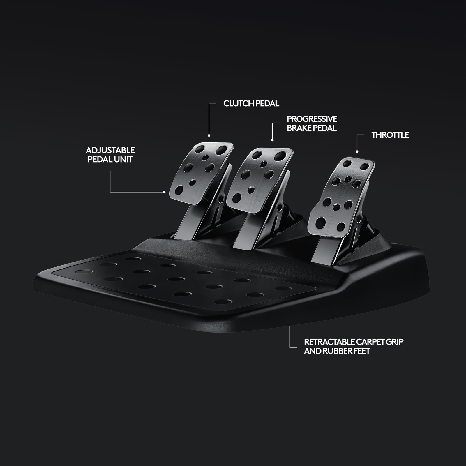 Logitech G920 Driving Force Racing Wheel and Floor Pedals, Real Force Feedbac…