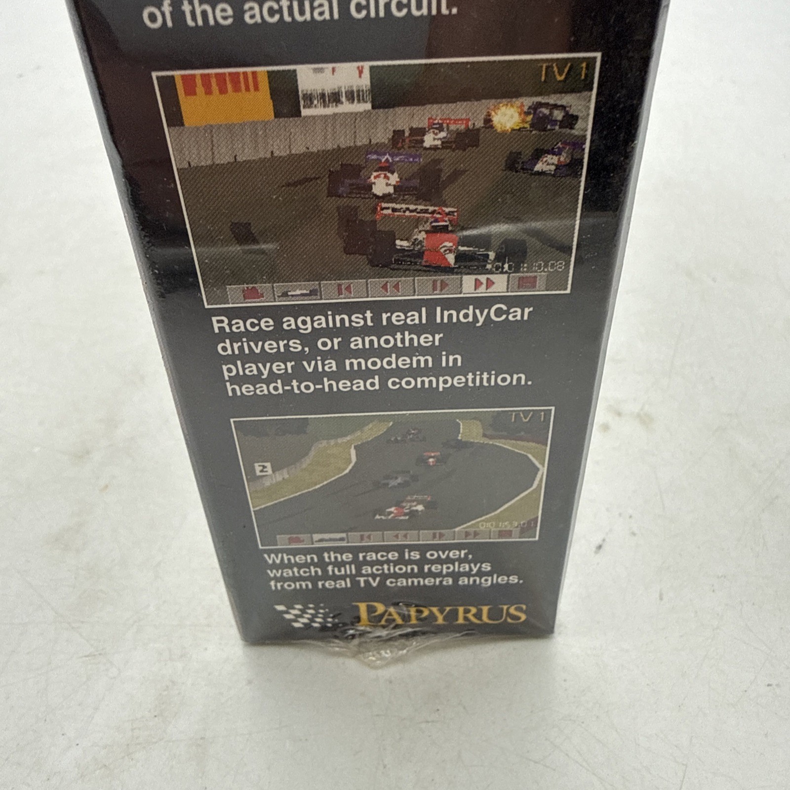 Indy Car Racing PC Game, Papyrus 1993 3.5″ Floppy Disk Big Box BRAND NEW SEALED