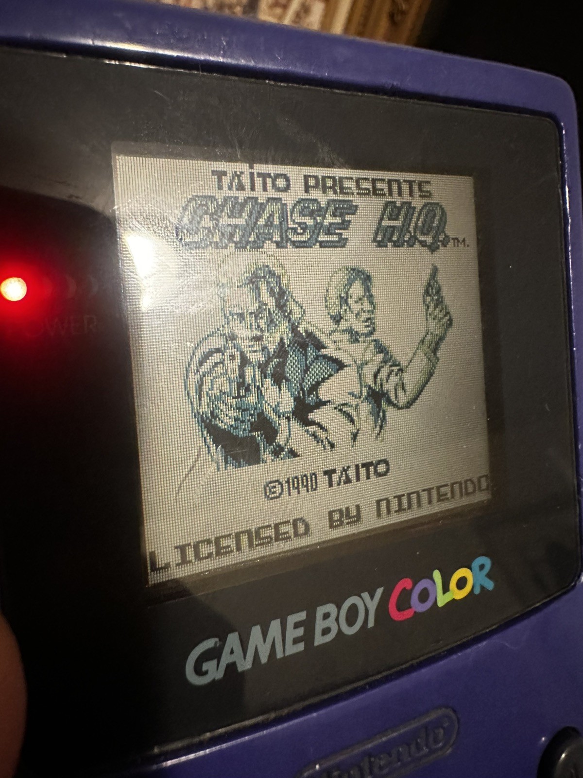 Chase HQ (Nintendo Game Boy, 1990) Authentic Cartridge + Manual – Tested!