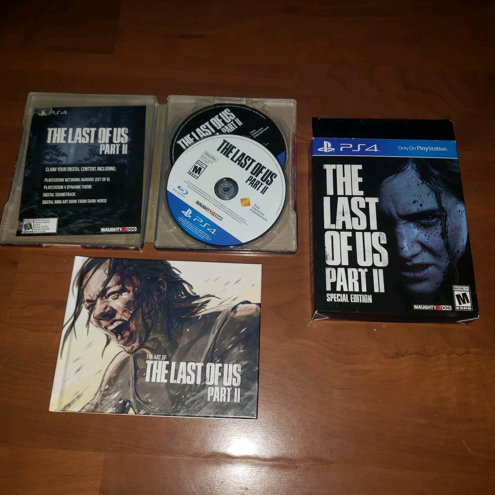 The Last of Us Part II 2 PlayStation 4 PS4 Game 2 Discs Special Edition