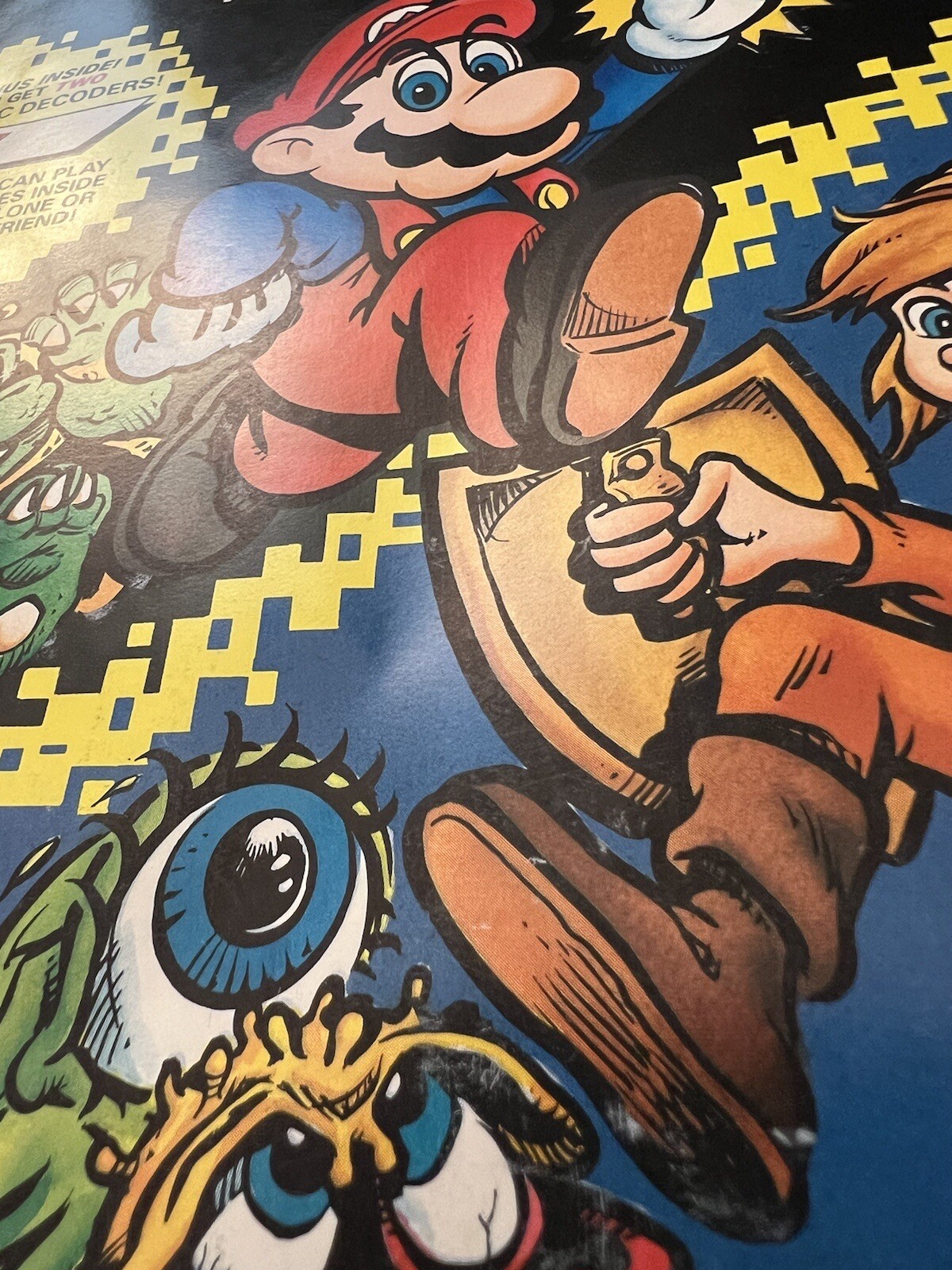 1989 Nintendo Sticker Box and Album Book – Diamond Complete Mario Link Zelda￼