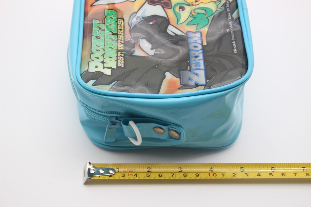 Pokemon Reshiram & Zekrom Carrying Case / Pouch w/ Victini Plushy for 3DS XL