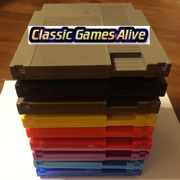 NES Replacement Case Cart Shell – Transparent COLOR, Gold, Sliver (Raspberry Pi)